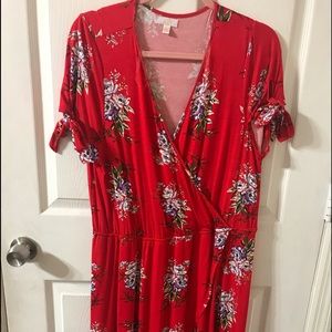 Charming Charlie’s Faux Wrap Dress